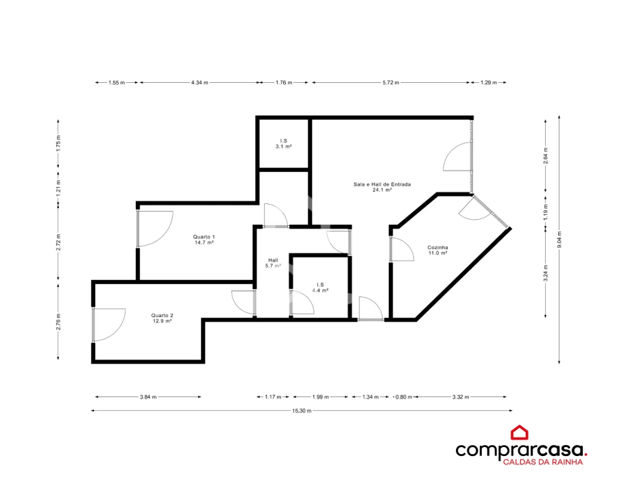 Apartamento T2 para Venda em Caldas da Rainha - Santo Onofre e Serra do Bouro Foto 23