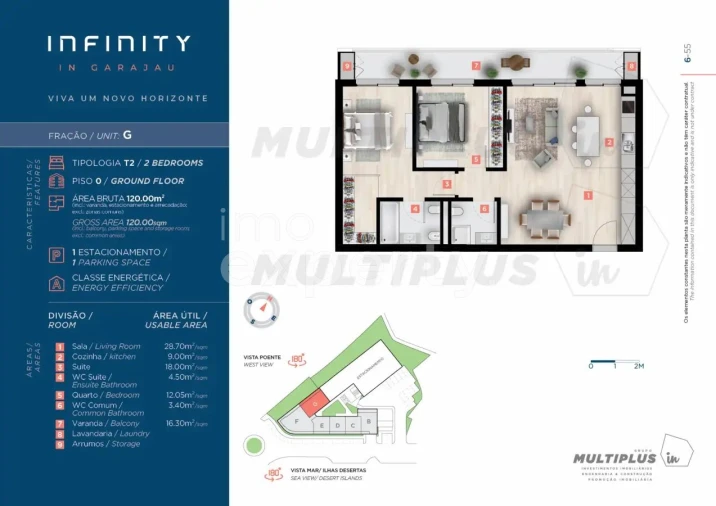 Apartamento T2 para Venda em Caniço Foto 2