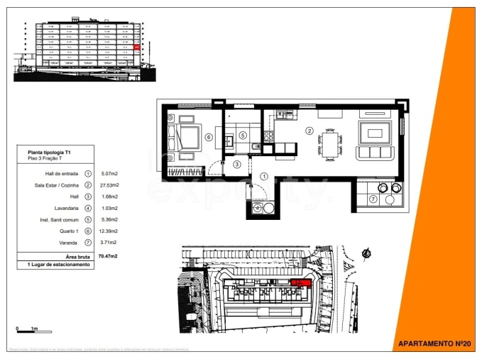 Apartamento T1 para Venda em São Martinho Foto 37