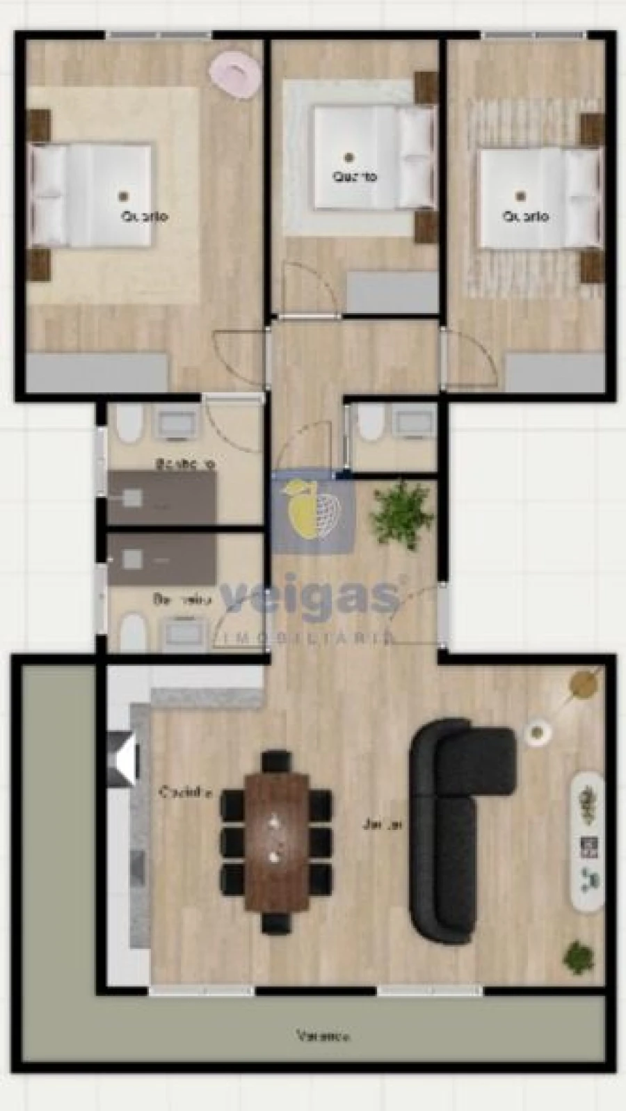 Apartamento T3 para Venda em Benfica Foto 10
