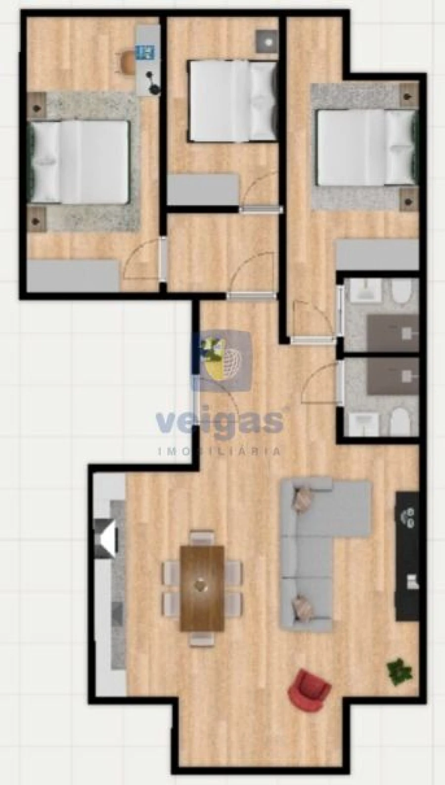 Apartamento T3 para Venda em Benfica Foto 28