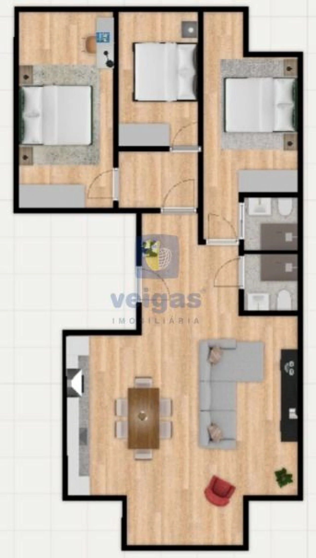 Apartamento T3 para Venda em Benfica Foto 28