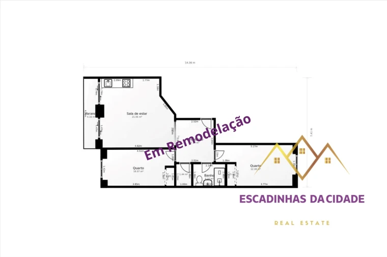 Apartamento T2 para Venda em Venteira Planta 1