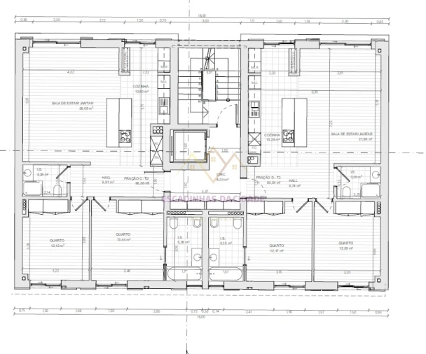 Apartamento T2 para Venda em Camarate, Unhos e Apelação Planta 3