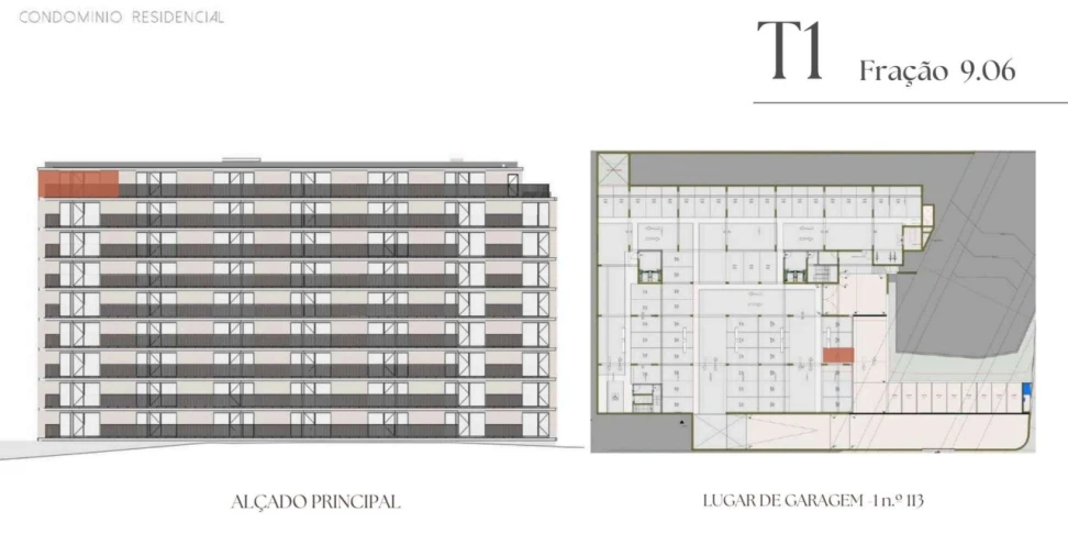 Apartamento T1 para Venda em Vilar de Andorinho Planta 2