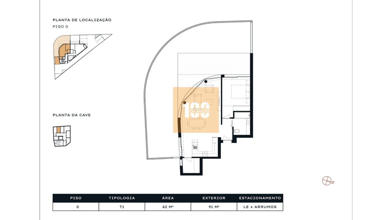 Apartamento T1 para Venda em Arcozelo Foto 35