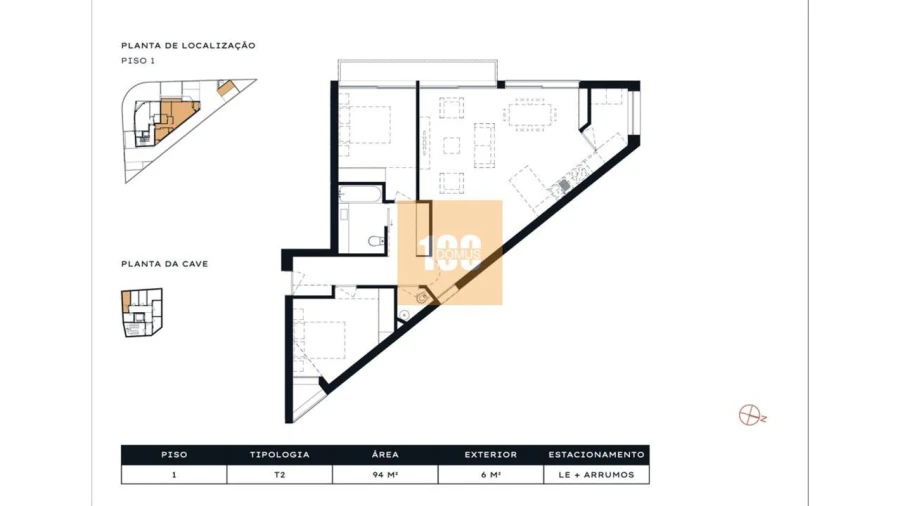 Apartamento T2 para Venda em Arcozelo Foto 29