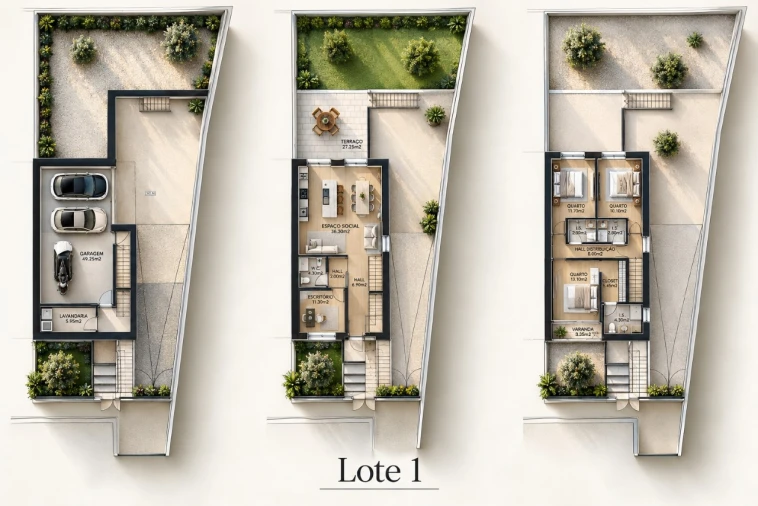 Moradia T3 para Venda em Beire Planta 1