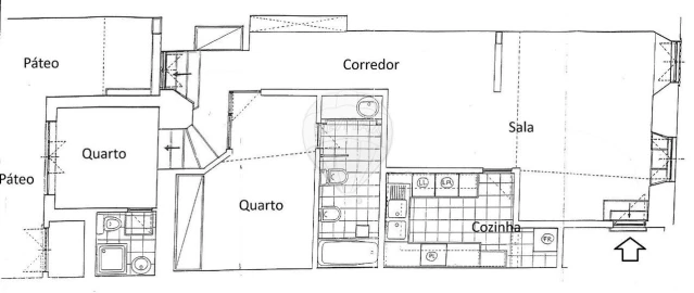 Apartamento T1 para Venda em Santo António