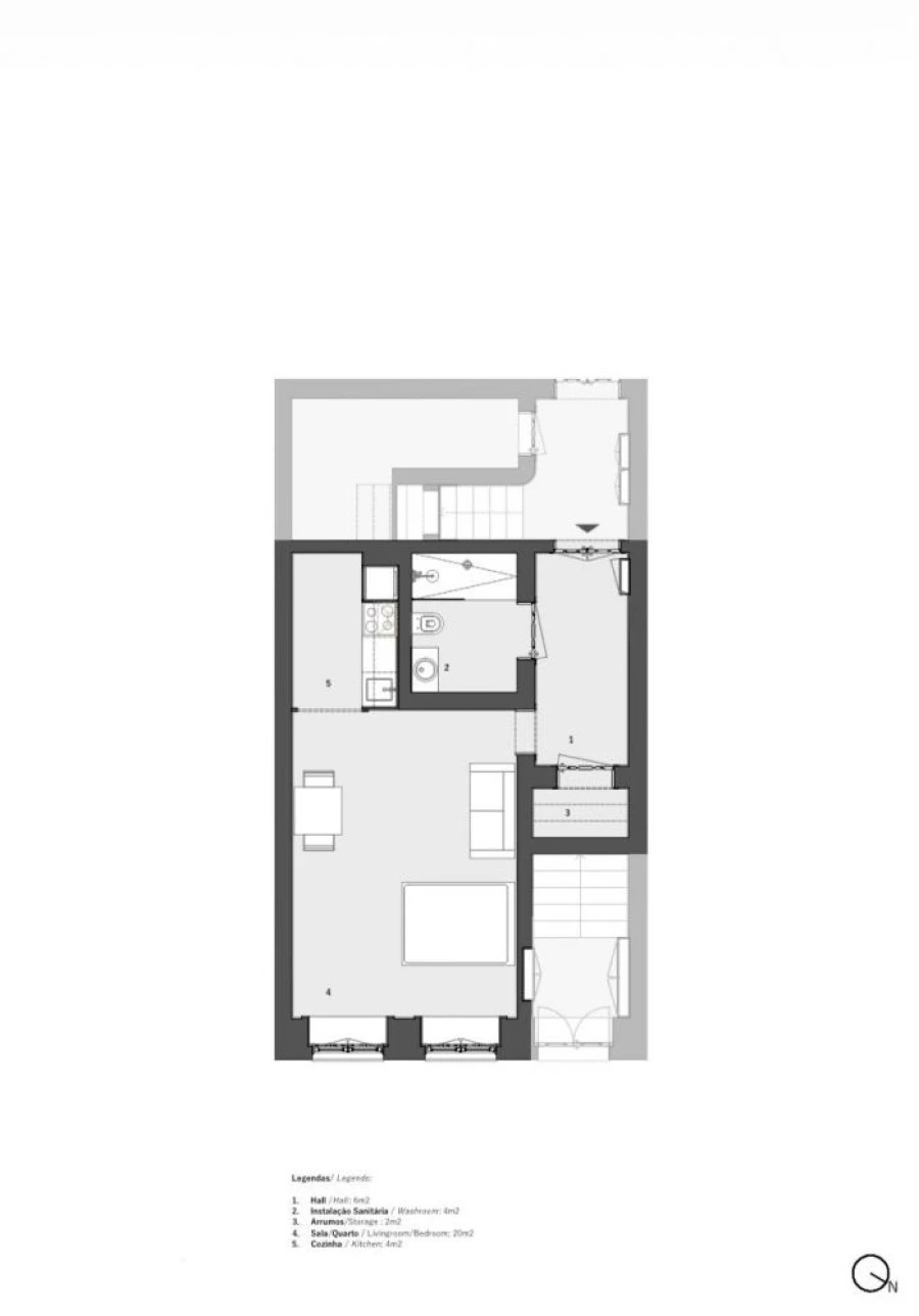 Apartamento para Venda em Bonfim Planta 1