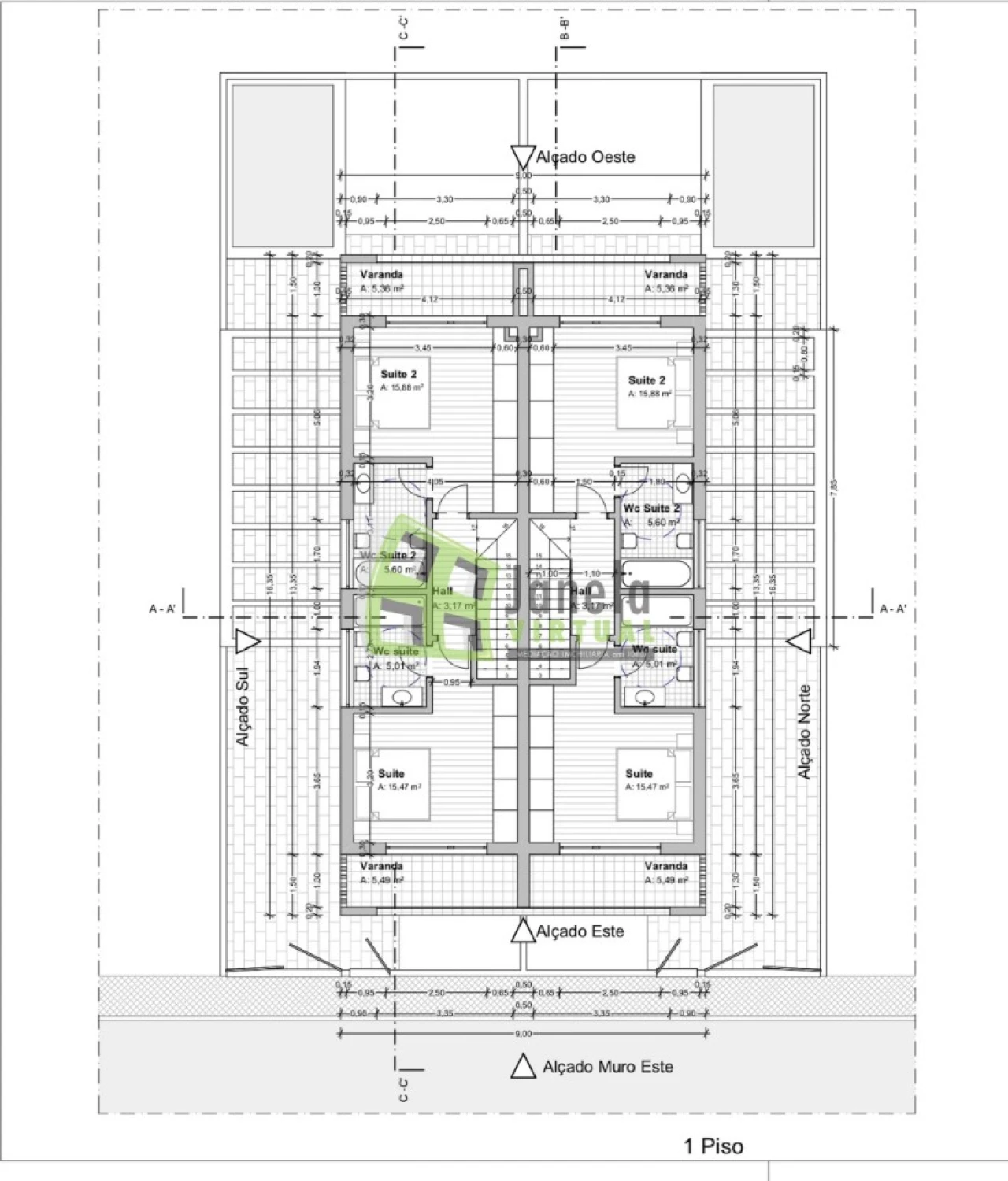 Moradia T3 para Venda em Fernao Ferro Planta 2