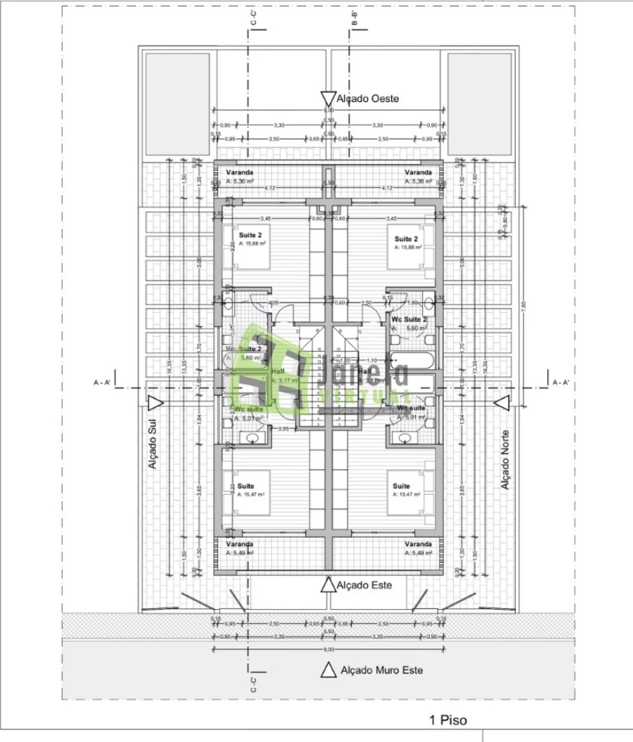 Moradia T3 para Venda em Fernao Ferro Planta 2