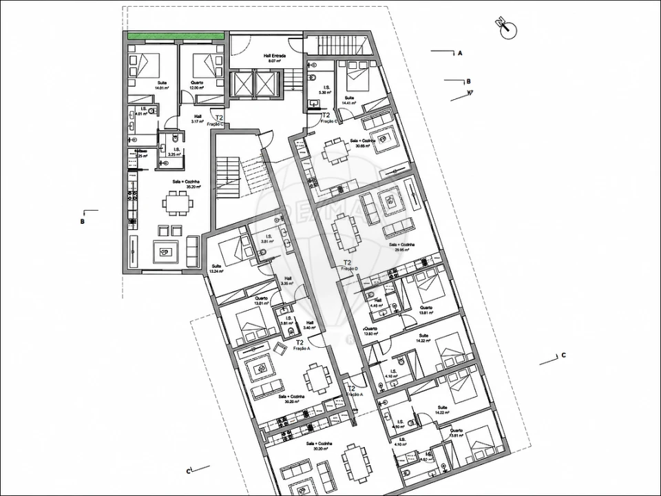 Apartamento T2 para Venda em Nossa Sra de Fatima Foto 6