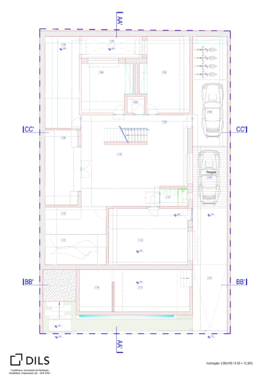 Moradia T6 para Venda em Montenegro Planta 3
