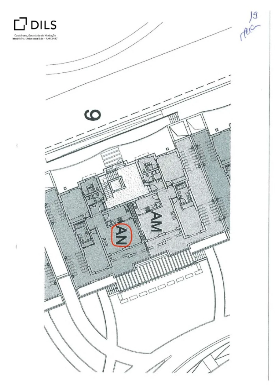 Apartamento T2 para Venda em Quarteira Planta 1