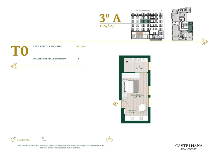 Apartamento para Venda em Santo António Planta 1