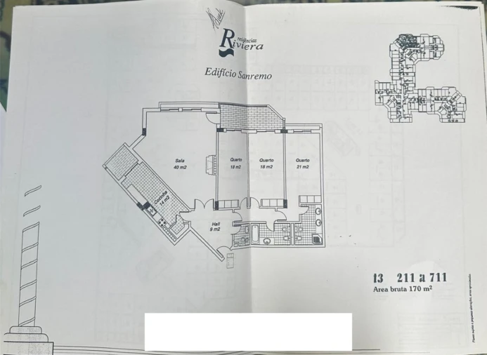 Apartamento T3 para Venda em Carcavelos e Parede Planta 1