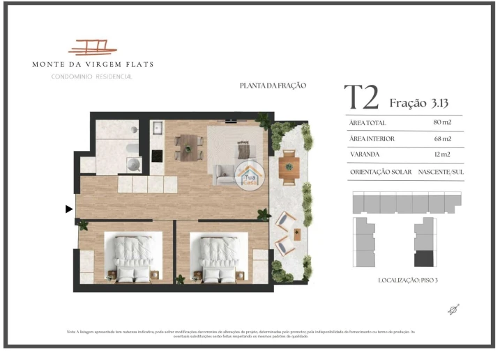 Apartamento T2 para Venda em Vilar de Andorinho Foto 9