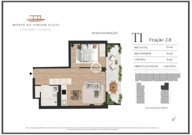 Apartamento T1 para Venda em Vilar de Andorinho