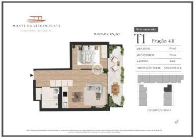Apartamento T1 para Venda em Vilar de Andorinho