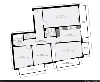 Apartamento T3 para Venda em Quelfes