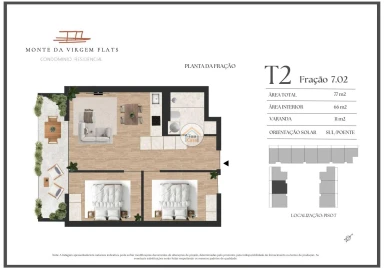 Apartamento T1 para Venda em Vilar de Andorinho