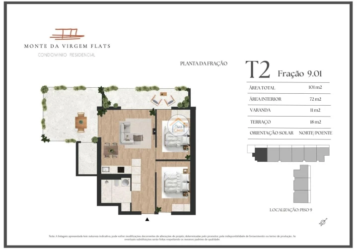 Apartamento T2 para Venda em Vilar de Andorinho Foto 9