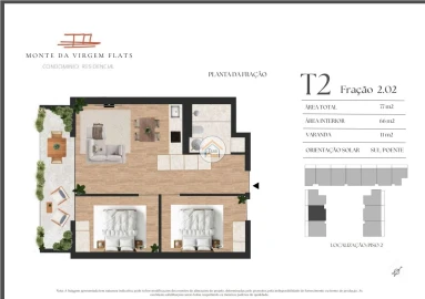 Apartamento T2 para Venda em Vilar de Andorinho