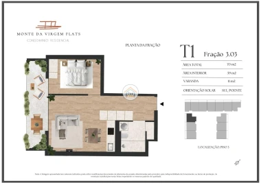 Apartamento T1 para Venda em Vilar de Andorinho