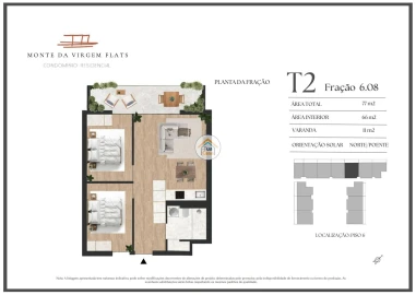 Apartamento T2 para Venda em Vilar de Andorinho