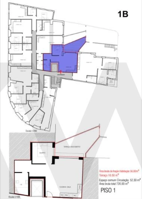 Apartamento T1 para Venda em Buarcos