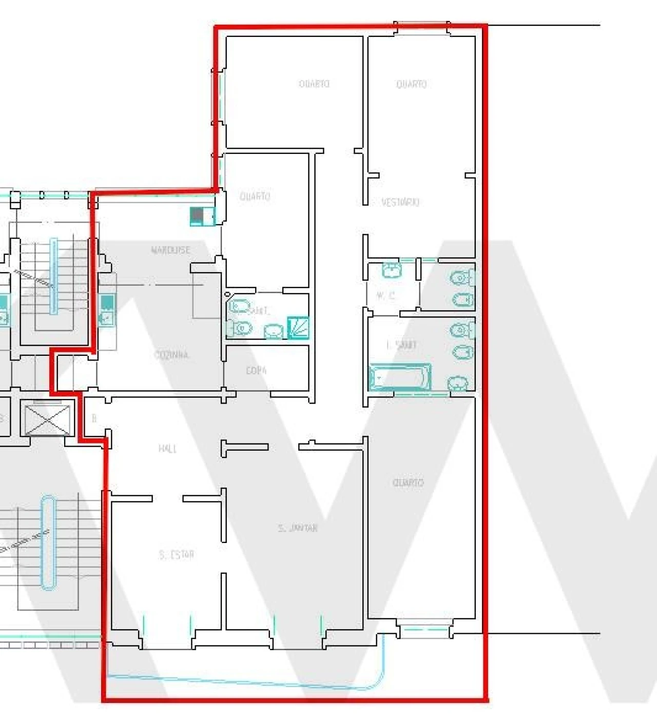 Apartamento T4 para Arrendamento em Avenidas Novas Foto 25
