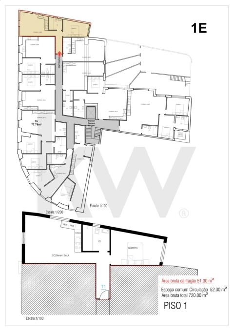 Apartamento T1 para Venda em Buarcos