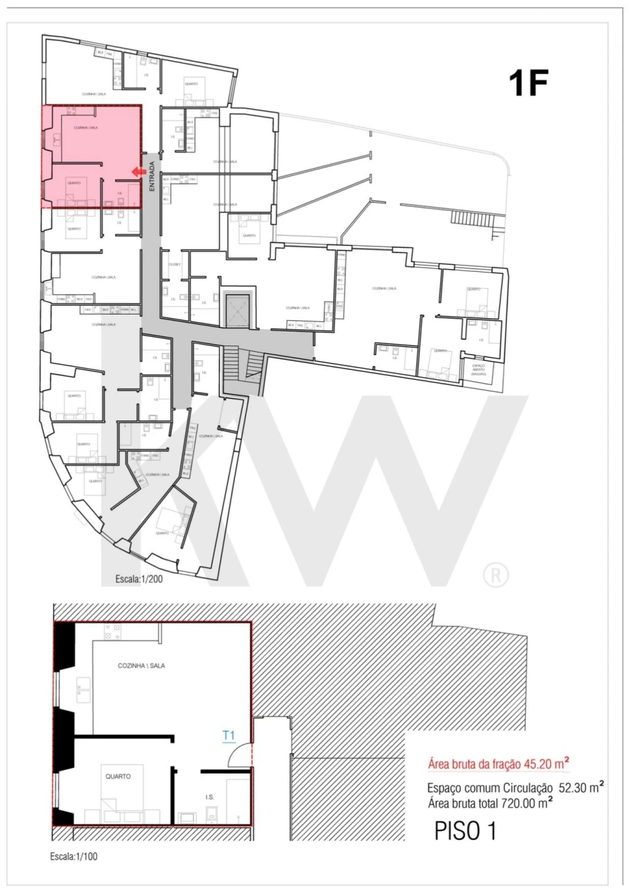 Apartamento T1 para Venda em Buarcos Foto 41