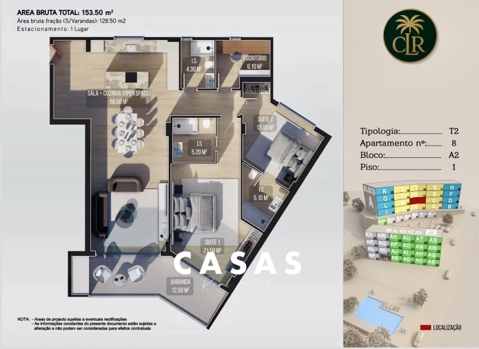Apartamento T2 para Venda em Calheta Foto 9