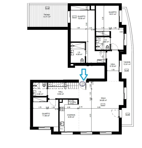 Apartamento T3 para Venda em Tavira (Santa Maria e Santiago)