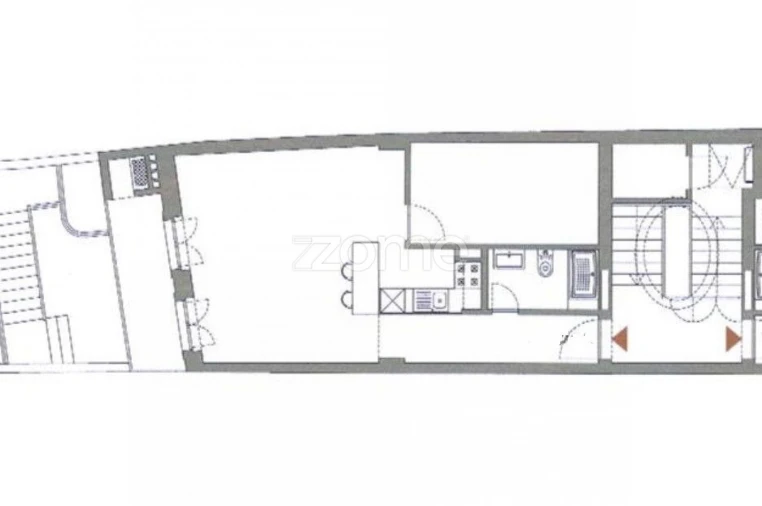 Apartamento T1 para Venda em Cedofeita, Santo Ildefonso, Sé, Miragaia, São Nicolau e Vitória Planta 1