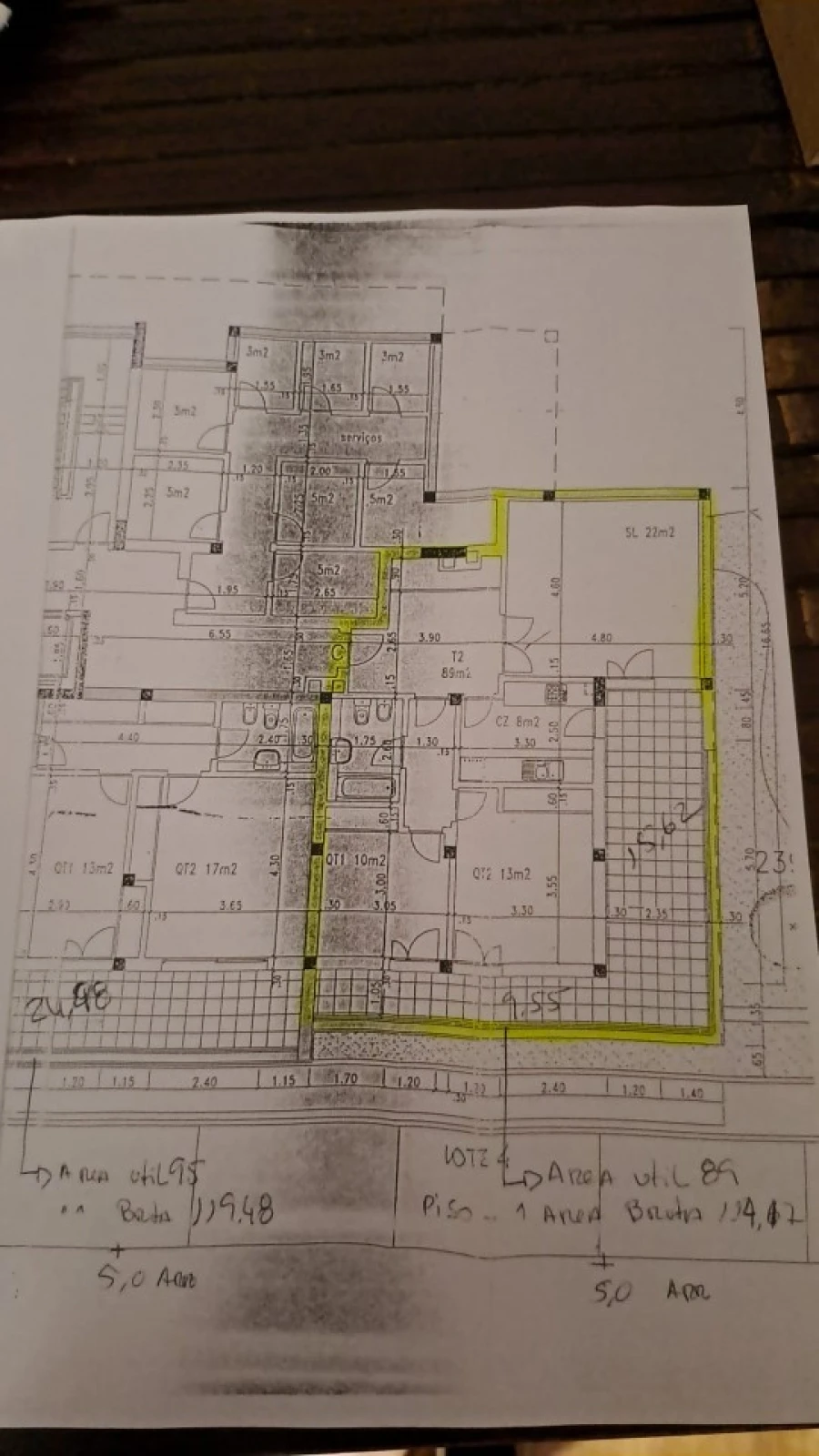 Apartamento T2 para Venda em Queluz e Belas Planta 1