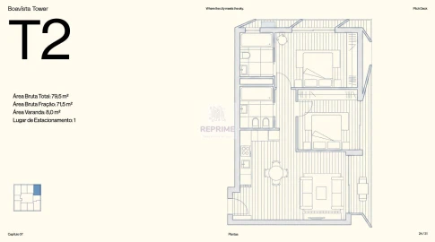 Apartamento T2 para Venda em Lordelo do Ouro e Massarelos