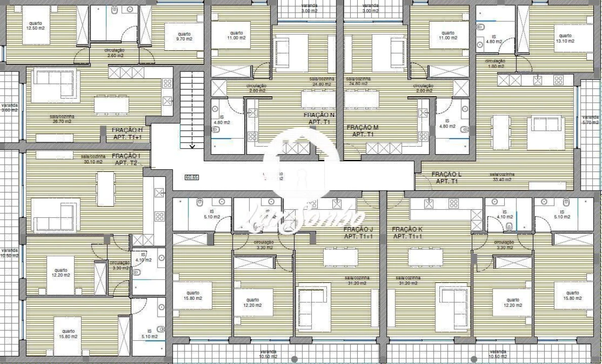 Apartamento T2 para Venda em Manhente Foto 5