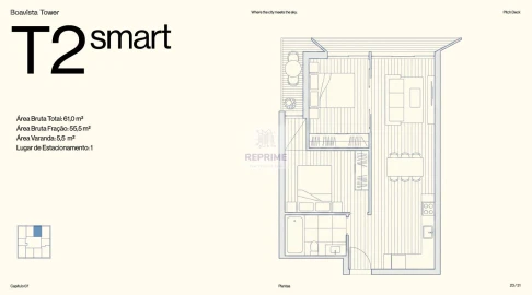 Apartamento T2 para Venda em Lordelo do Ouro e Massarelos