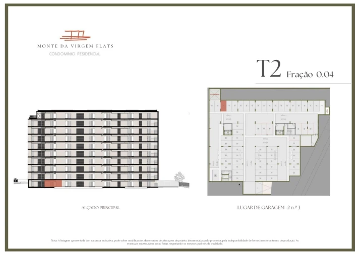 Apartamento T2 para Venda em Vilar de Andorinho Planta 1