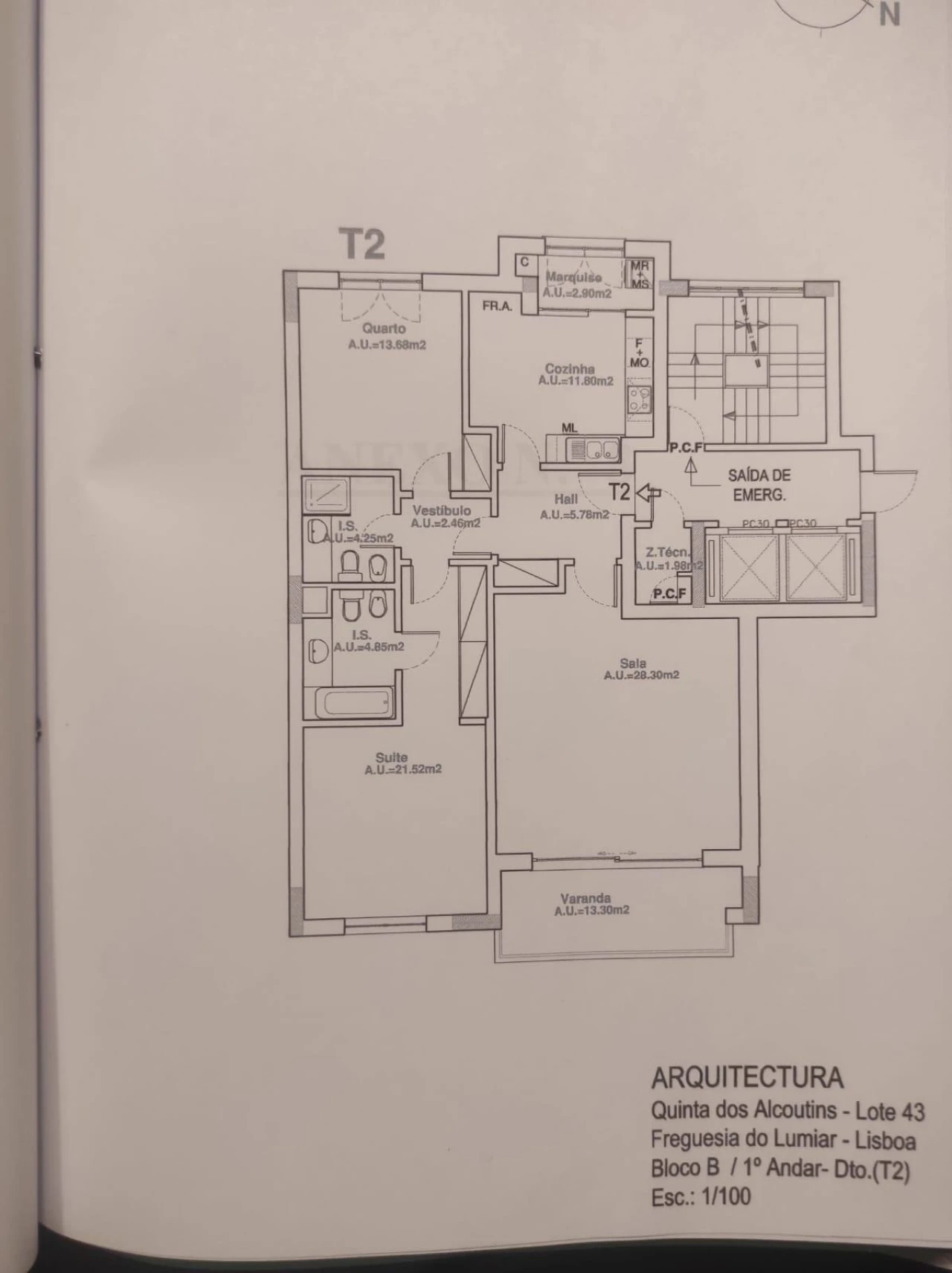 Apartamento T2 para Venda em Lumiar Foto 37
