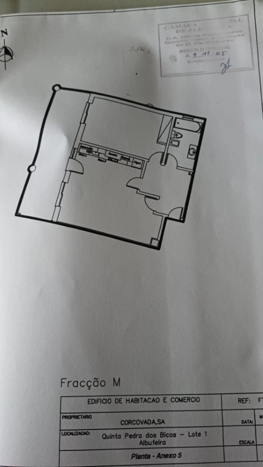 Apartamento T1 para Venda em Albufeira e Olhos de Água Planta 1