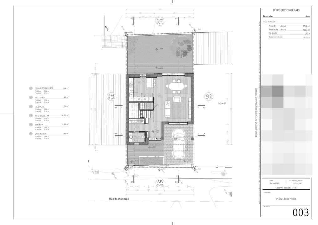 Moradia T4 para Venda em Vialonga Planta 3