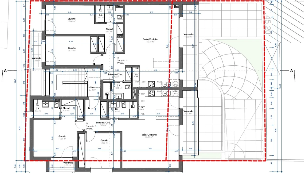 Apartamento T2 para Venda em Fernao Ferro Planta 2