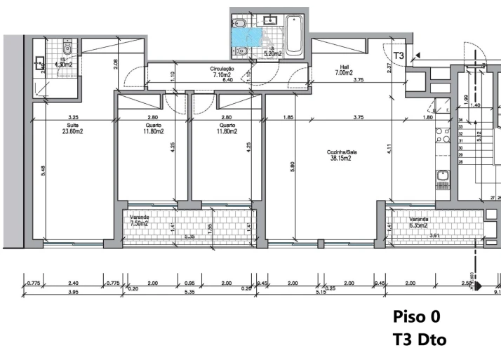 Apartamento T3 para Venda em Alverca do Ribatejo e Sobralinho Planta 1