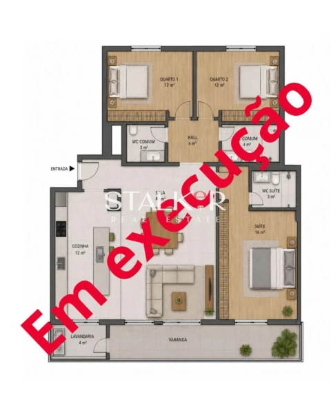 Apartamento T3 para Venda em Póvoa de Varzim, Beiriz e Argivai