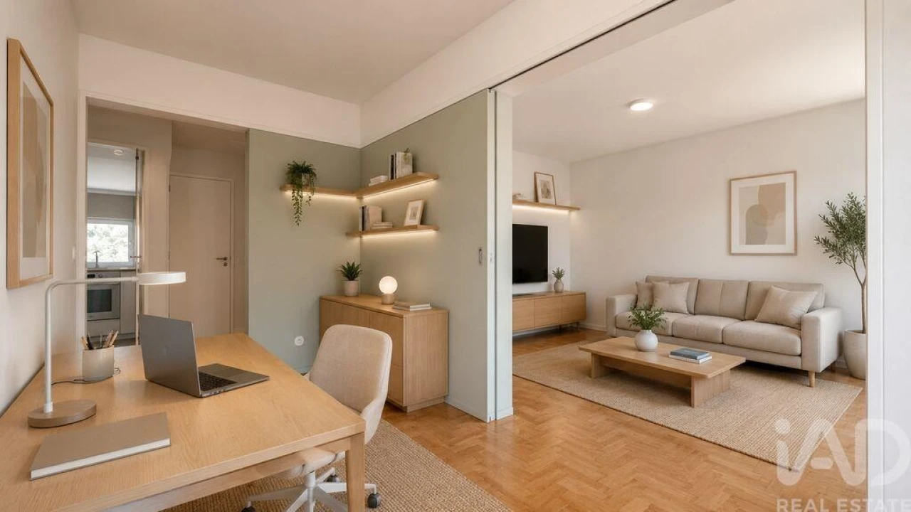 Apartamento T2 para Arrendamento em Carcavelos e Parede Foto 3