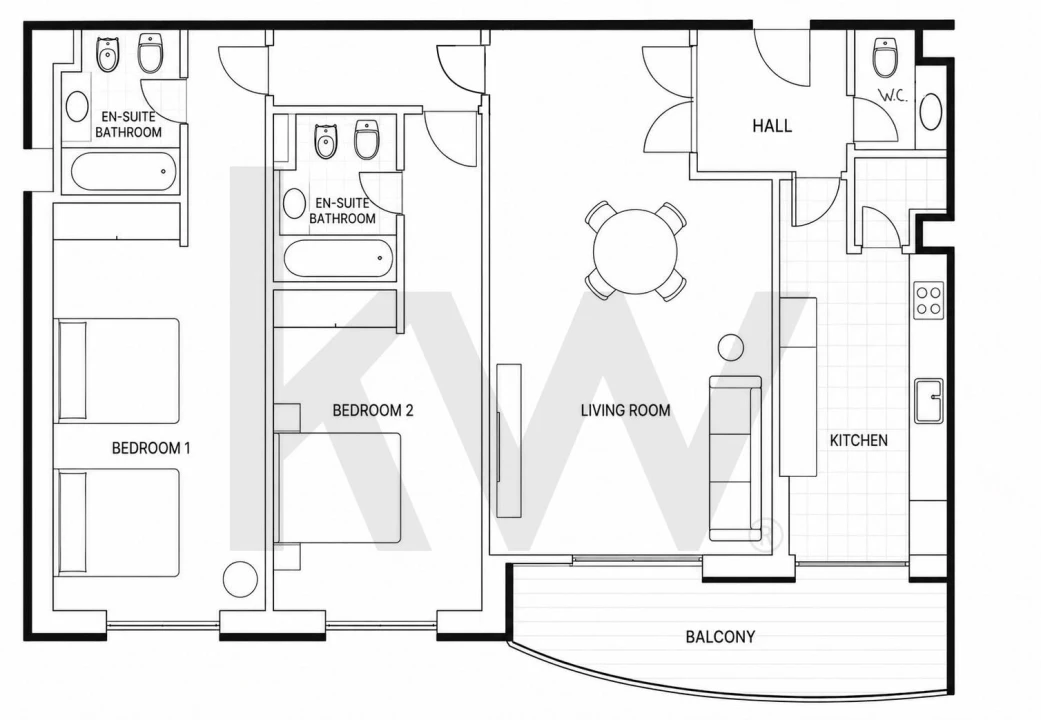Apartamento T2 para Arrendamento em Campolide Foto 47